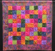 Fabulous quilt entered in Lancaster County Show made by  a student from Manchester Quilt Show in 2009